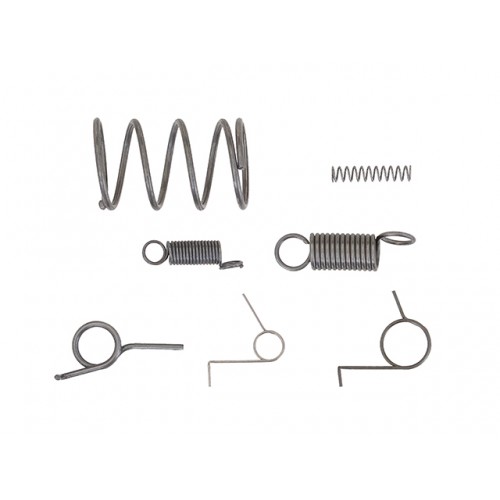 CYMA V2 Gearbox Spring Set, Your standard V2 gearbox contains a number of small parts and springs, and when you open the gearbox these can fly out at you disappearing forever into the abyss (also known as the carpet)